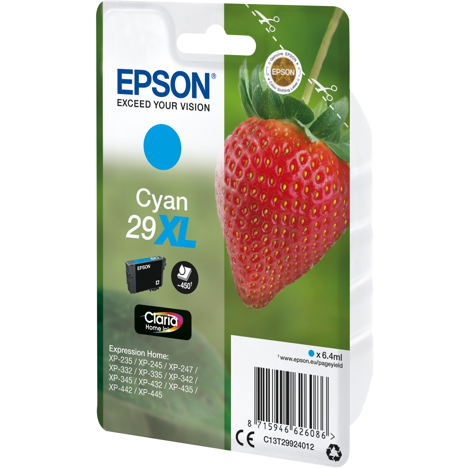 INK Epson 29XL C13T29924012 – Blu - Figura 2