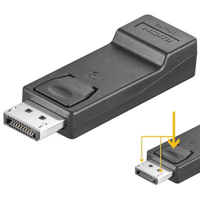 Kabllo DisplayPort / DisplayPort 1.2 në HDMI (ST-BU) / e zezë