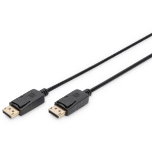 Kabllo DisplayPort Digitus 1.1 (ST-ST) 2m, e zezë