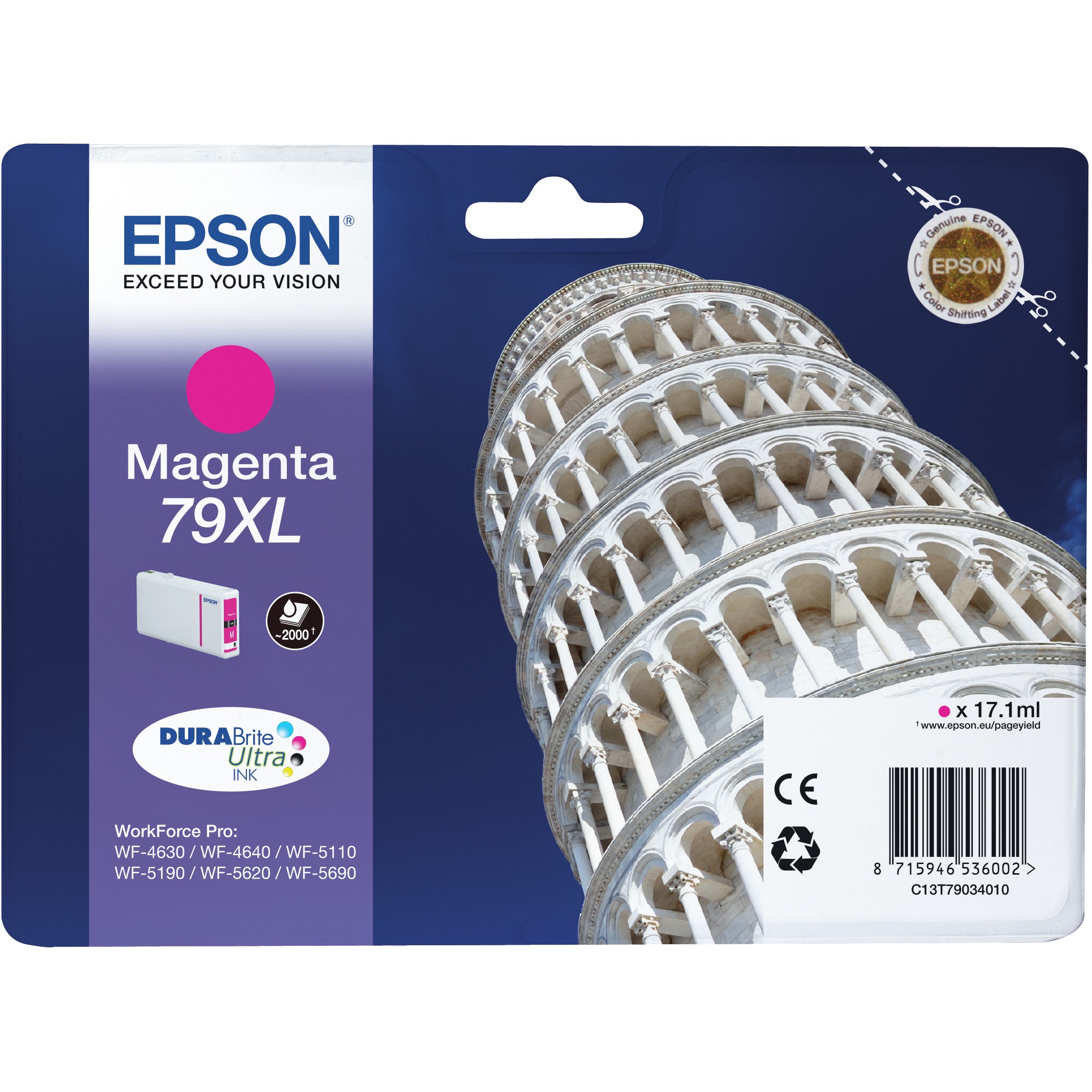 INK Epson 79 XL T7903 - Rozë