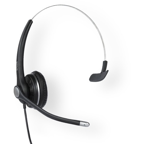 Kufje me Kabllo SNOM A100M / Monaural / Headband / for 3x0 / D3x5 / 7x0 / D7x5 - Zezë