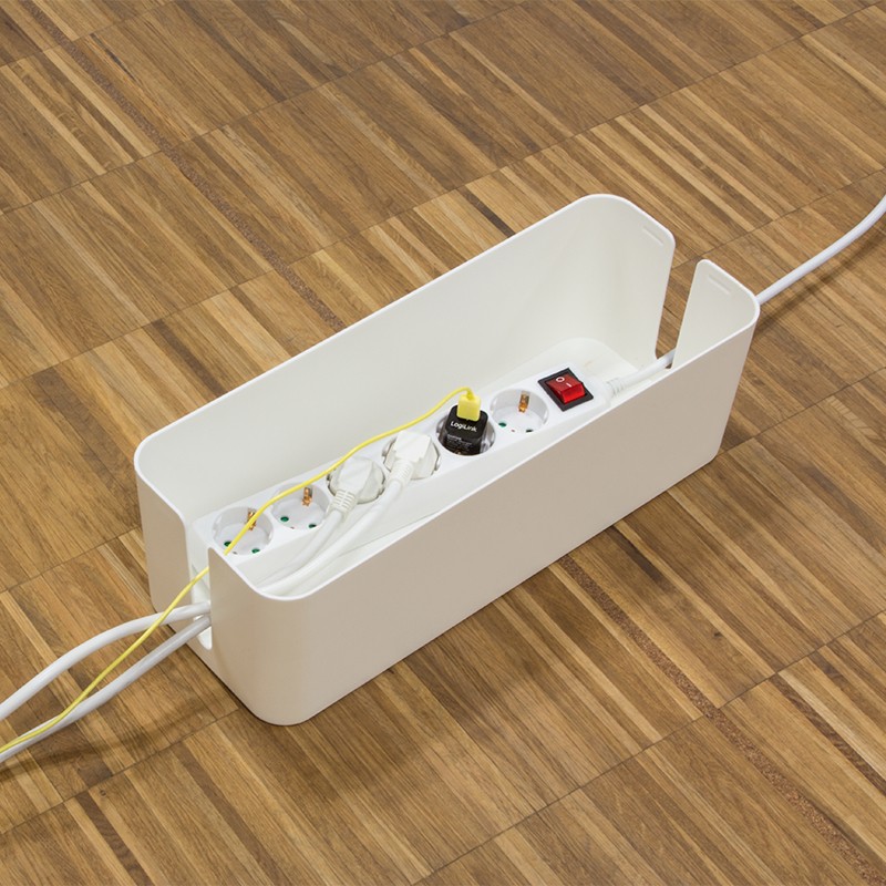 Adapter LogiLink Kutia për Menaxhim Kabllosh e Madhe 407 × 157 × 133.5mm - Bardhë - Figura 4