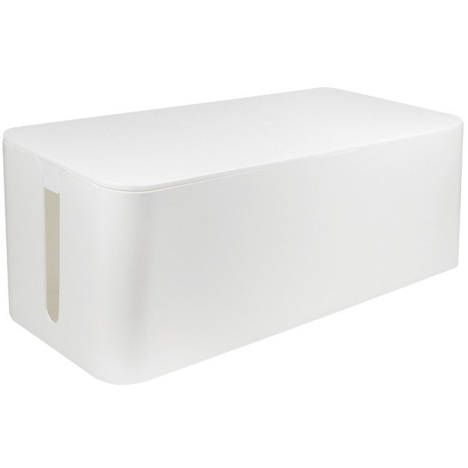 Adapter LogiLink Kutia për Menaxhim Kabllosh e Madhe 407 × 157 × 133.5mm - Bardhë