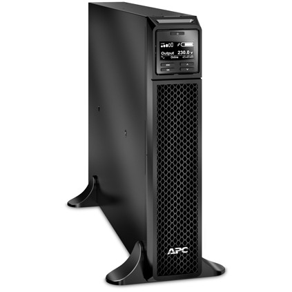 APC Smart-UPS SRT3000XLI – 3000VA / 2700W Online Double Conversion UPS, Rack/Tower 2U, Pure Sine Wave, LCD Display