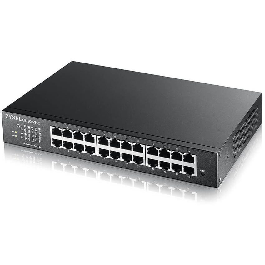 Switch Zyxel GS1900-24E V3 M RM, 24 porte