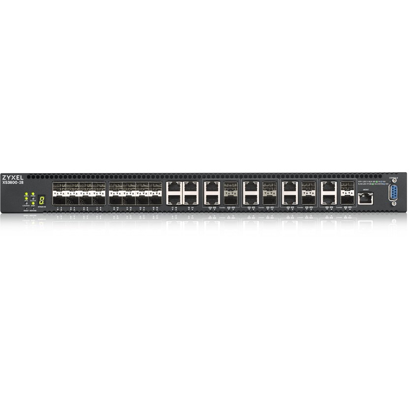 Switch 12+16P Zyxel XS3800-28 M RM - Figura 2
