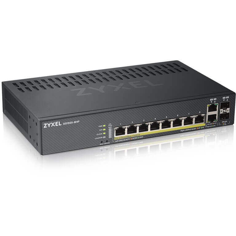 Switch Zyxel GS1920-8HP POE M, 10 porte