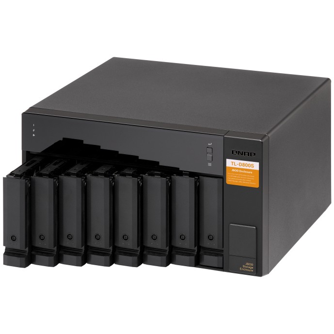 Barebone QNAP TL‑D800S / 8‑Bay Desktop / SATA JBOD Expansion Unit - Figura 3