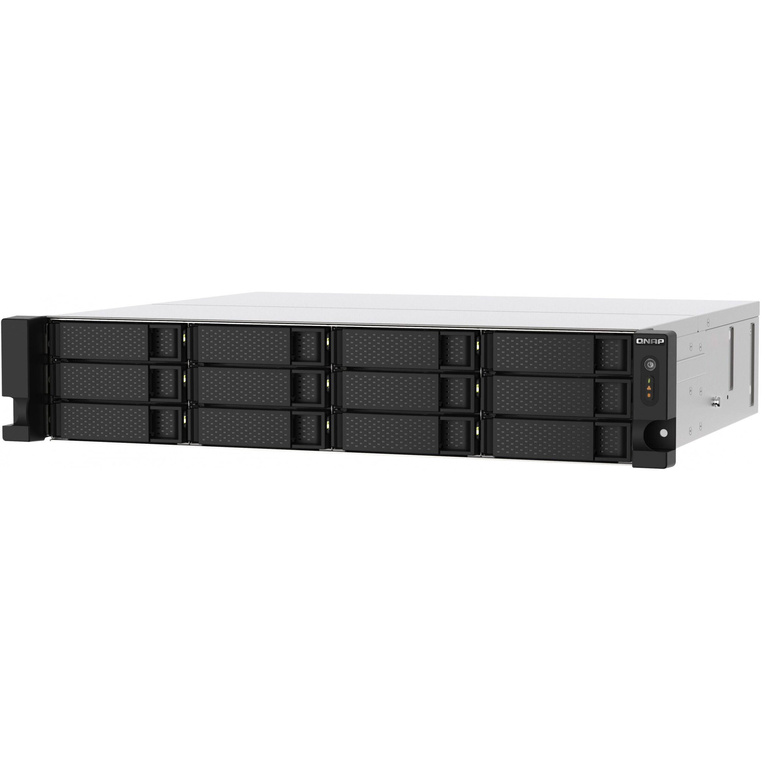 NAS QNAP 12‑Bay Rackmount / AMD Ryzen V1500B (V1000 Series, 4C/8T, 2.2GHz) / 8GB DDR4 / 2x 2.5GbE LAN / optional 10GbE & M.2 - Figura 2