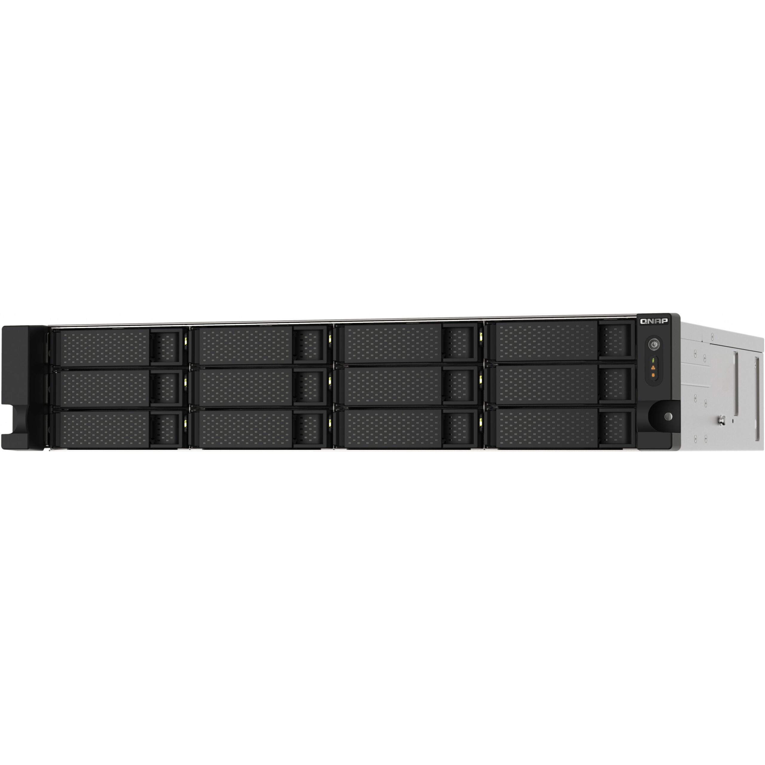 NAS QNAP 12‑Bay Rackmount / AMD Ryzen V1500B (V1000 Series, 4C/8T, 2.2GHz) / 8GB DDR4 / 2x 2.5GbE LAN / optional 10GbE & M.2 - Figura 3