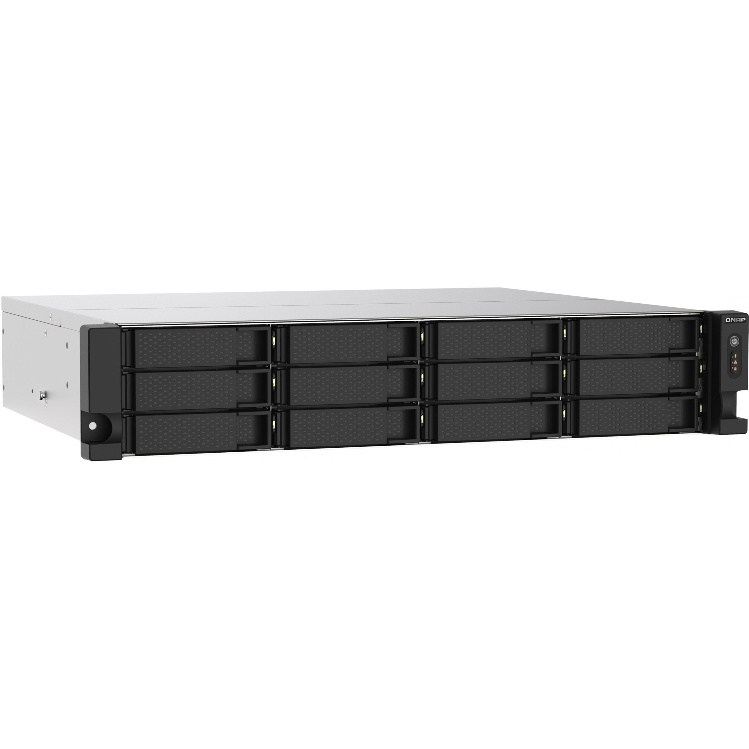 NAS QNAP 12‑Bay Rackmount / AMD Ryzen V1500B (V1000 Series, 4C/8T, 2.2GHz) / 8GB DDR4 / 2x 2.5GbE LAN / optional 10GbE & M.2 - Figura 4