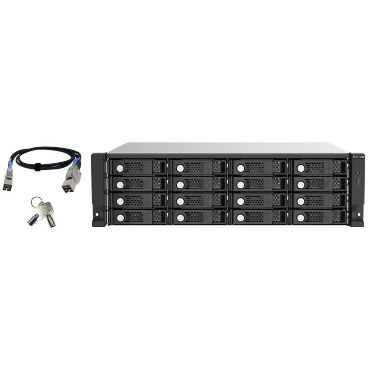 Barebone QNAP TL‑R1620SEP‑RP / 16‑Bay 3U Rackmount / SAS 12Gbps JBOD Expansion Enclosure / SAS Expander 12Gbps / SAS/SATA 6Gbps Drives - Figura 3