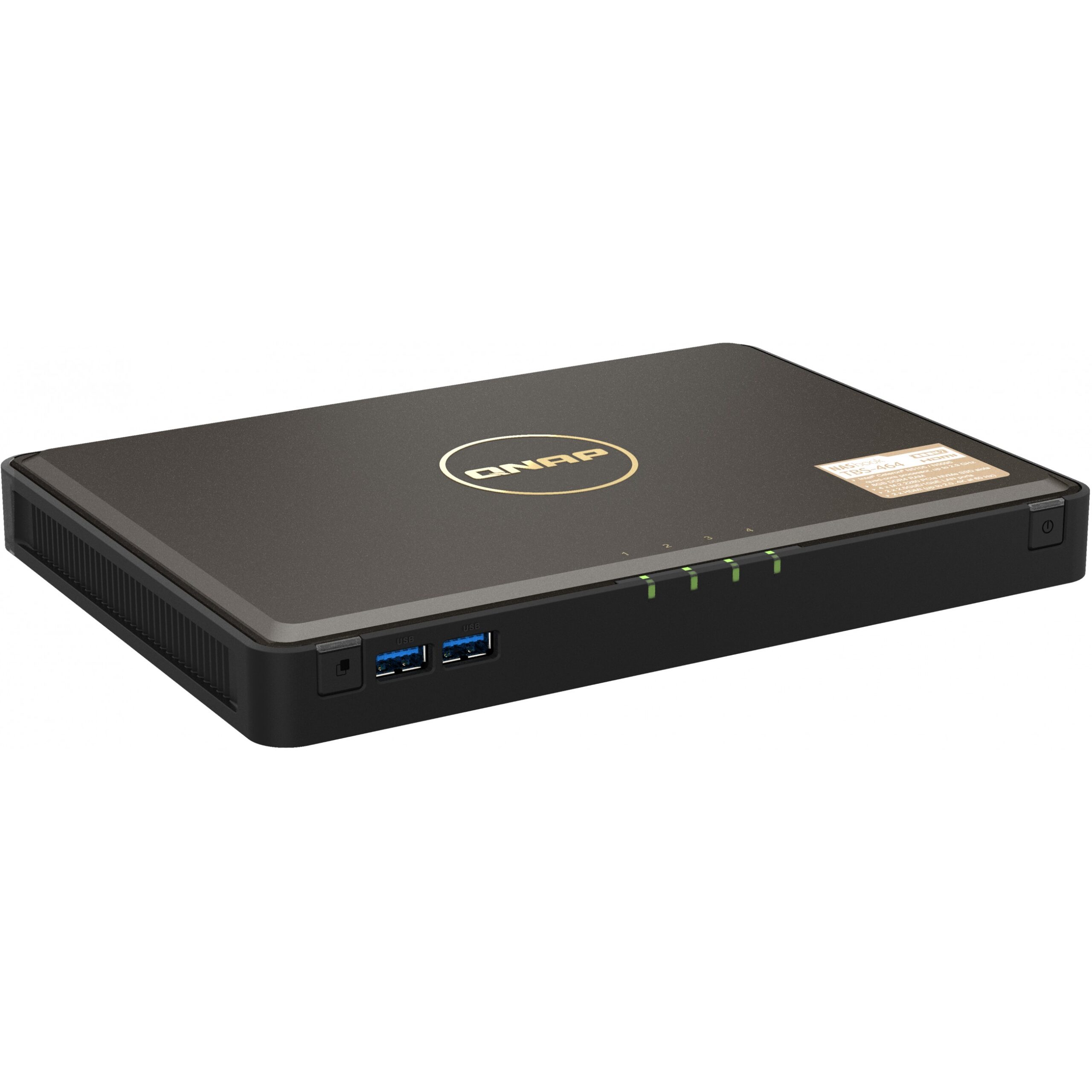 NAS QNAP TBS‑464‑8G 4‑Bay M.2 NVMe / Intel Celeron N5105/N5095 Quad‑Core 1.5GHz (burst 2.9GHz) / 8GB DDR4 - Figura 3