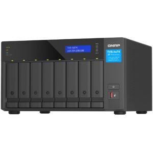 NAS QNAP TVS‑H874X‑I9‑64G 8‑Bay QuTS hero / Intel Core i9‑12900 (16 cores) / 64GB