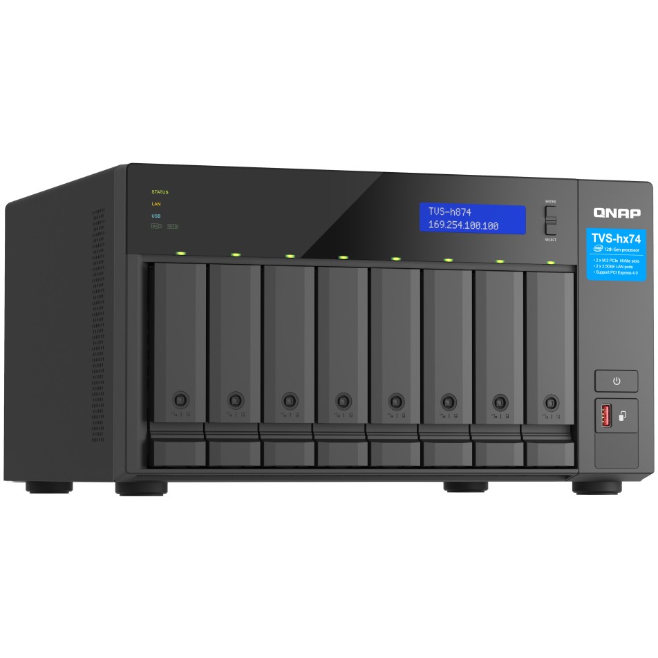 NAS QNAP TVS‑H874X‑I9‑64G 8‑Bay QuTS hero / Intel Core i9‑12900 (16 cores) / 64GB - Figura 4