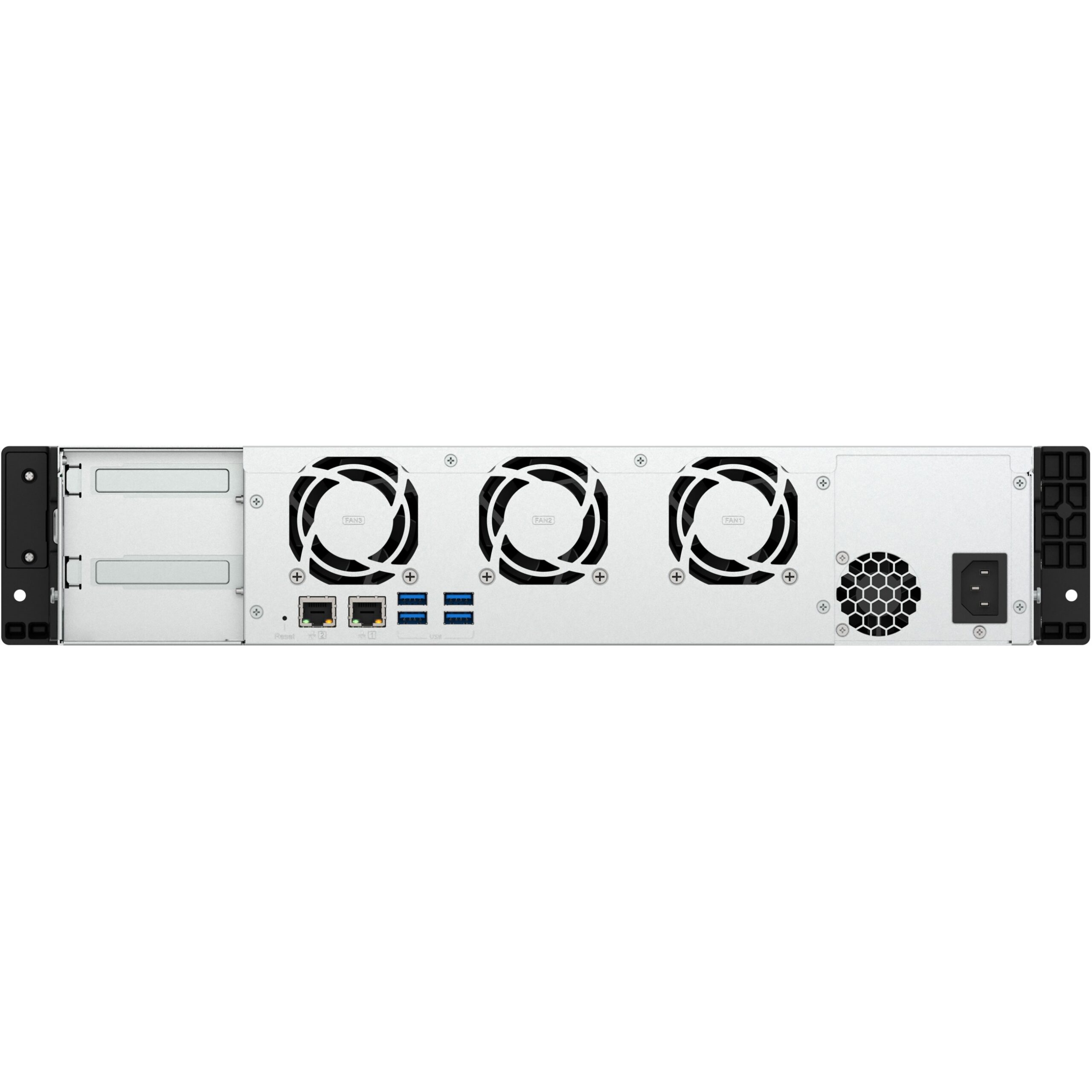 NAS QNAP TS‑855eU‑8G 8‑Bay Short Depth Rackmount / Intel Atom C5125 (8 cores, 2.8GHz) 8GB / 2x 2.5GbE / 2x M.2 2280 / 2x PCIe Gen3 /PSU - Figura 2