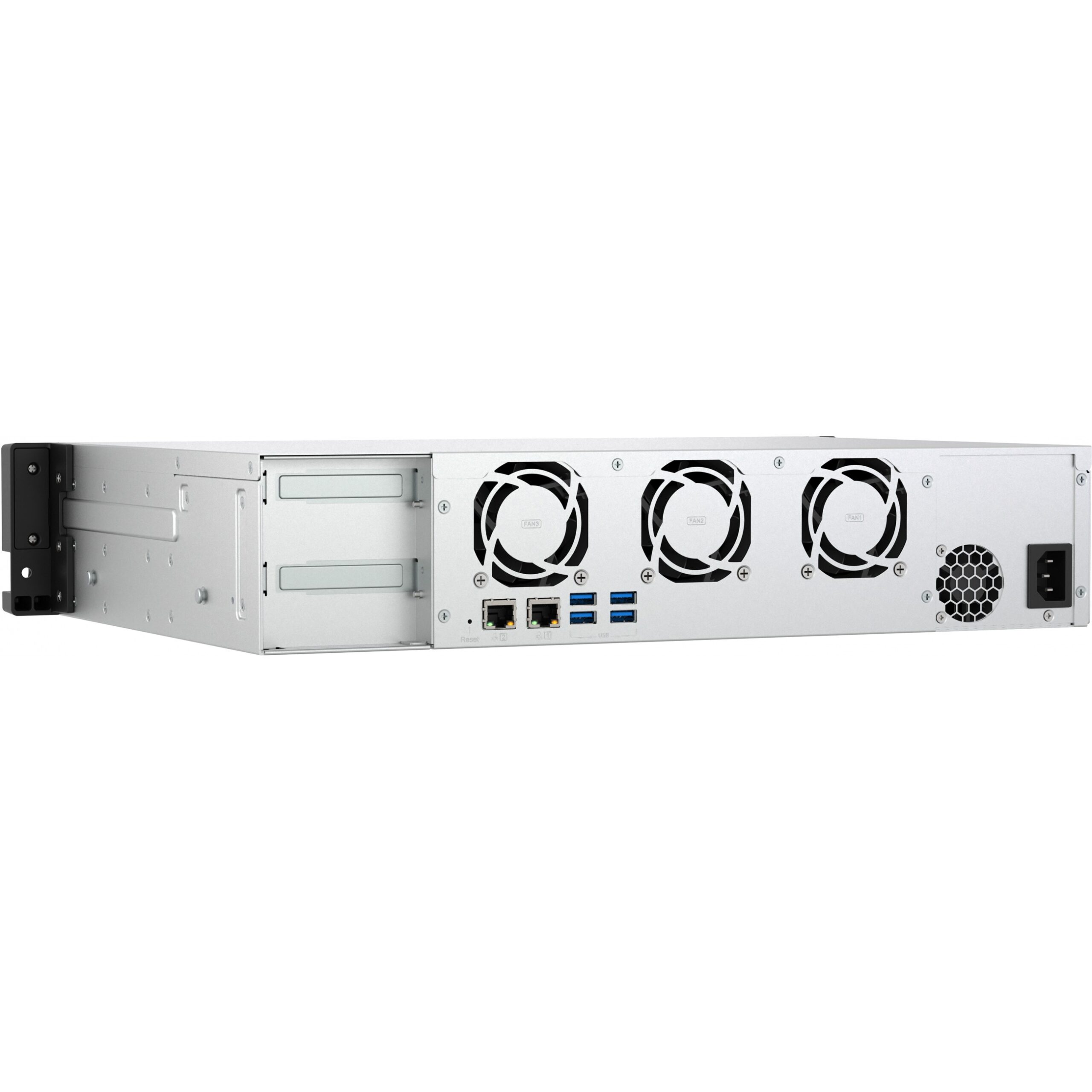 NAS QNAP TS‑855eU‑8G 8‑Bay Short Depth Rackmount / Intel Atom C5125 (8 cores, 2.8GHz) 8GB / 2x 2.5GbE / 2x M.2 2280 / 2x PCIe Gen3 /PSU - Figura 3