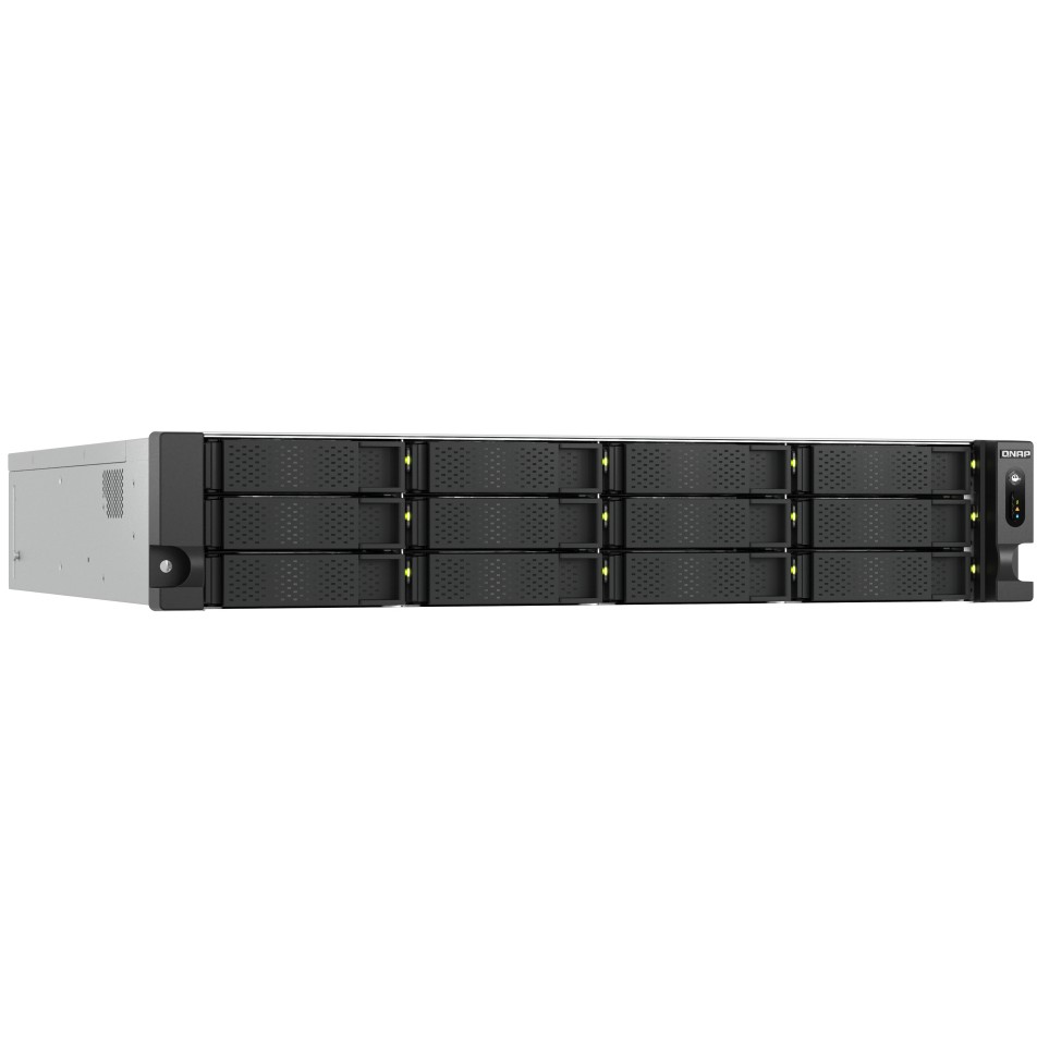 NAS QNAP TS‑h1277AXU‑RP‑R5‑16G / 2U Rackmount / 12‑Bay / AMD Ryzen 5 Pro 7645 6C/12T up to 5.1 GHz / 16GB DDR5 - Figura 2
