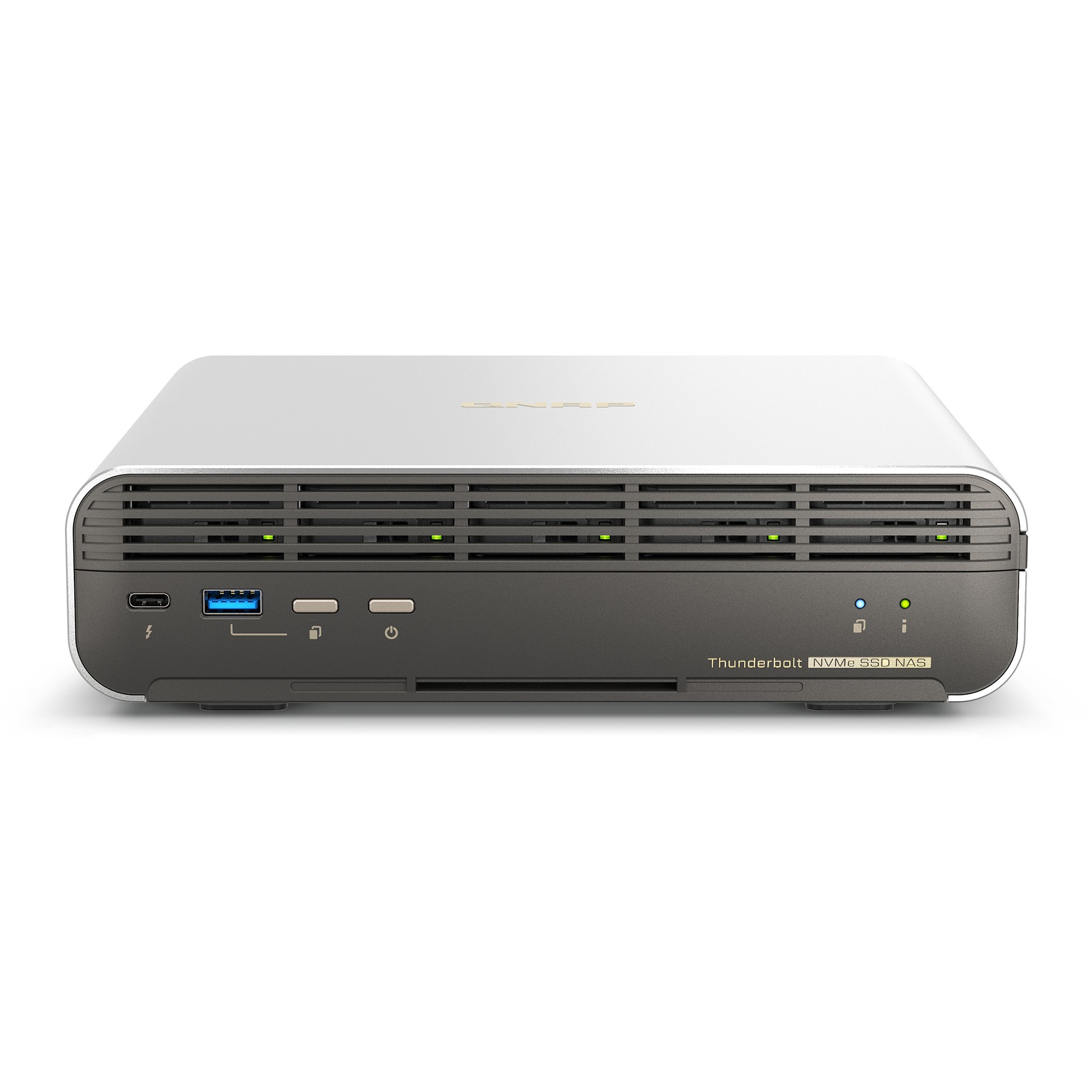 NAS QNAP TBS‑h574TX‑i5‑16G / 5‑Bay All‑Flash NASbook / Intel Core i5‑1340PE 12C/16T up to 4.50 GHz / 16GB