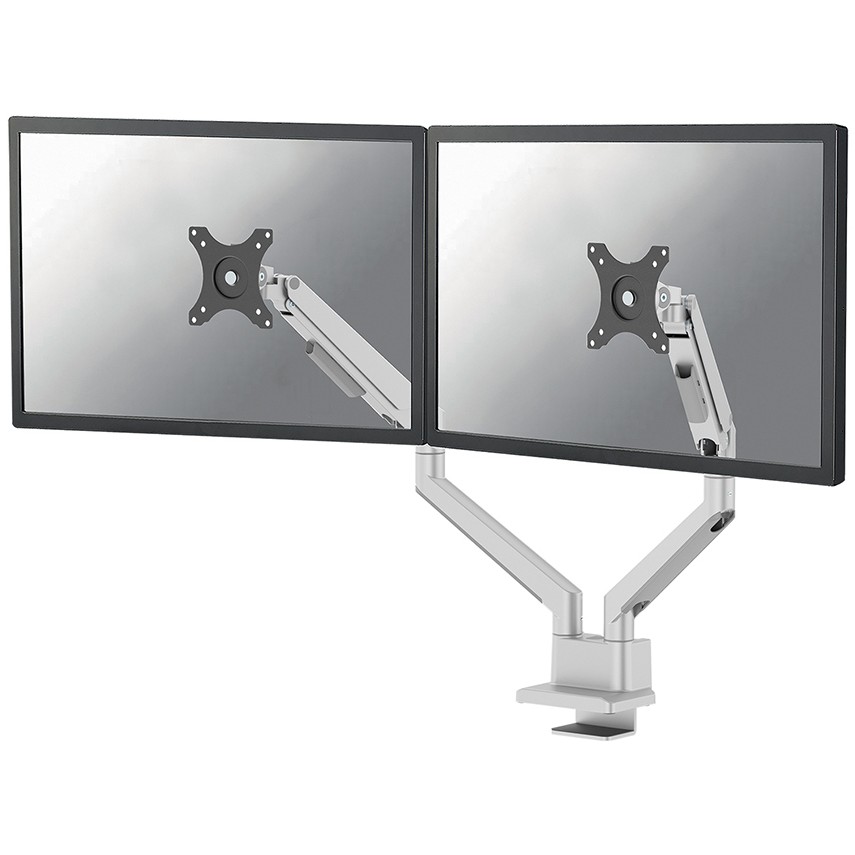 Mbajtëse për Monitor Neomounts DS70-250SL2 Mbajtëse tavoline për 2 Monitore deri në 81cm 32" 9KG Argjend