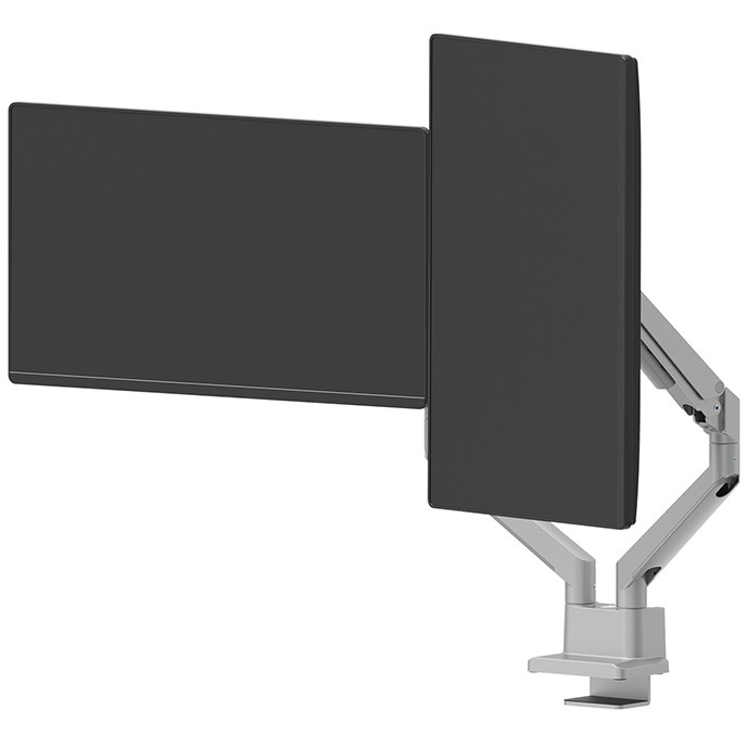 Mbajtëse për Monitor Neomounts DS70-250SL2 Mbajtëse tavoline për 2 Monitore deri në 81cm 32" 9KG Argjend - Figura 4