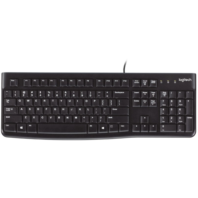 Tastierë me Kabllo Logitech K120 for Business / QWERTY - Zezë