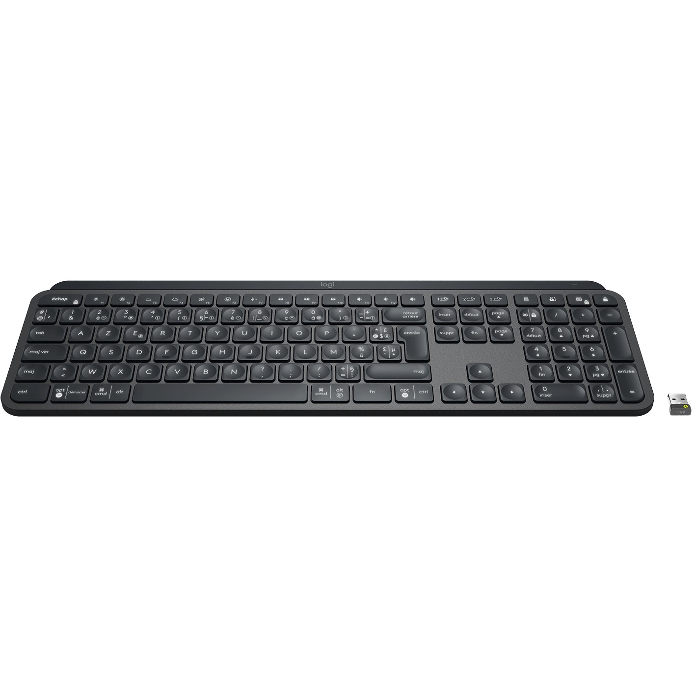 Tastierë pa kabllo Logitech MX Keys for Business Gen / AZERTY – Grafit - Figura 2