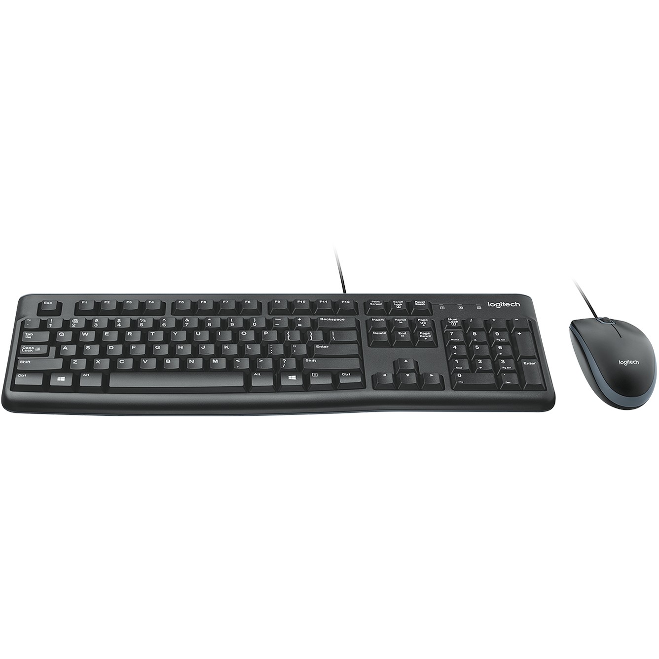 Combo (Tastierë & Maus) Logitech MK120 / Me Kabllo / FR - Zezë - Figura 3