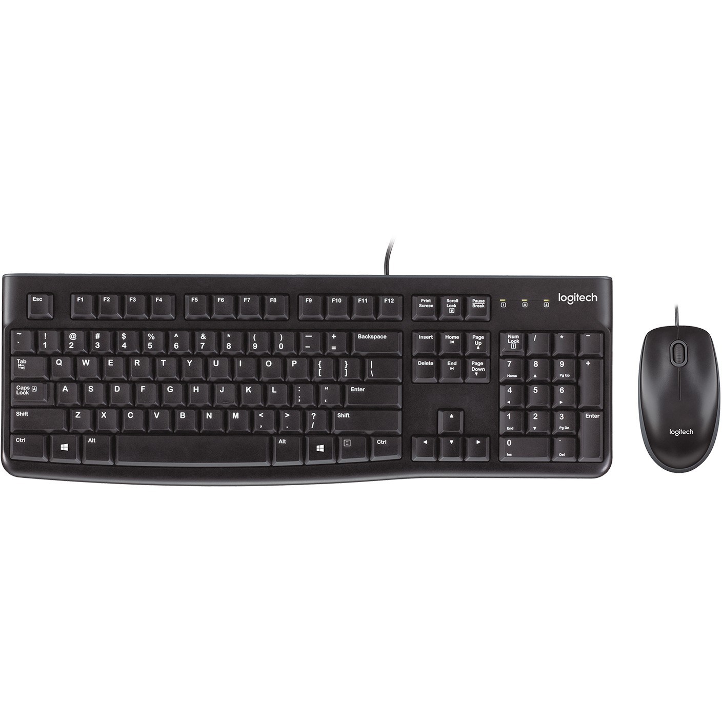 Combo (Tastierë & Maus) Logitech MK120 / Me Kabllo / FR - Zezë - Figura 4