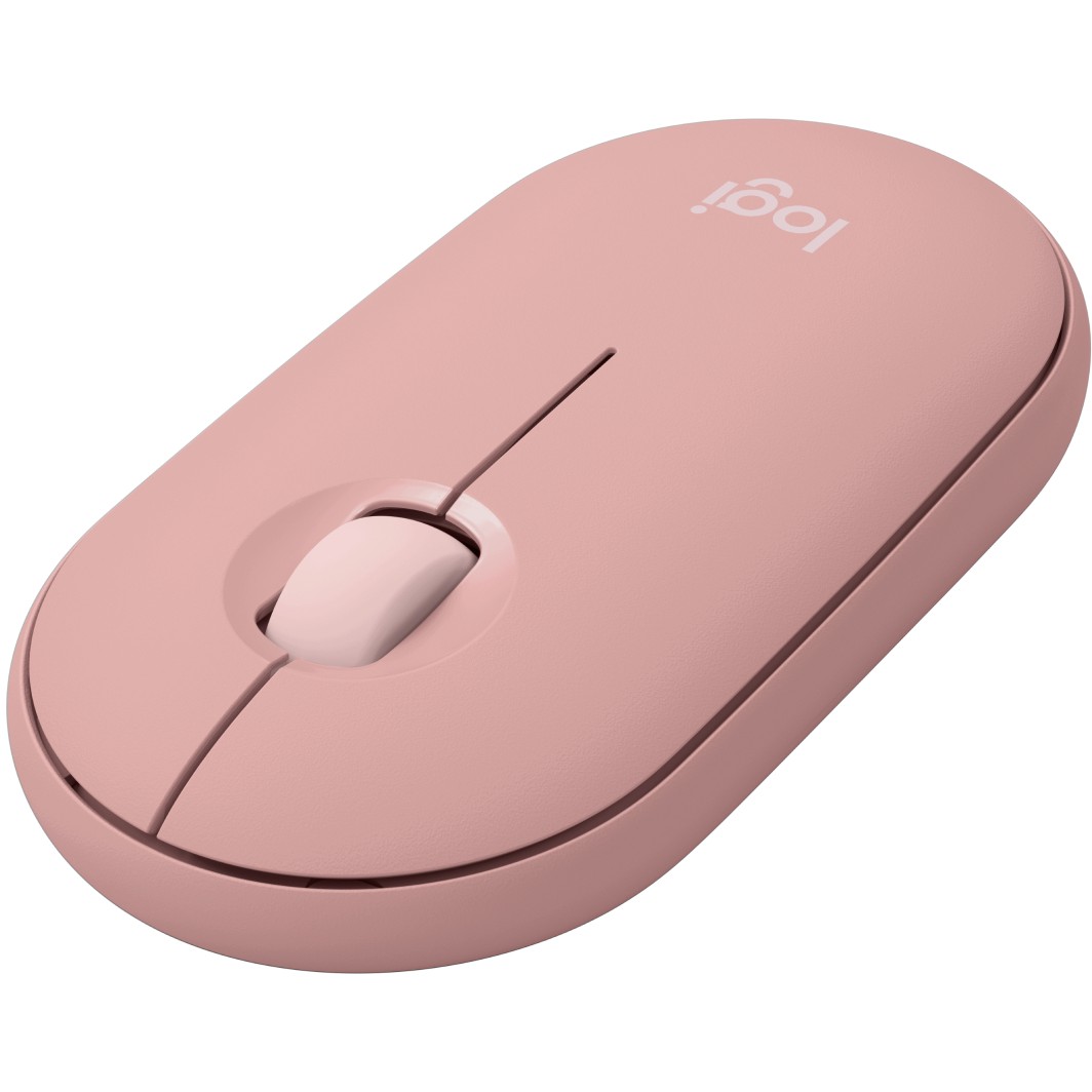Maus Pa Kabllo Logitech Pebble Mouse 2 M350s / 3 Butona – Rozë - Figura 3