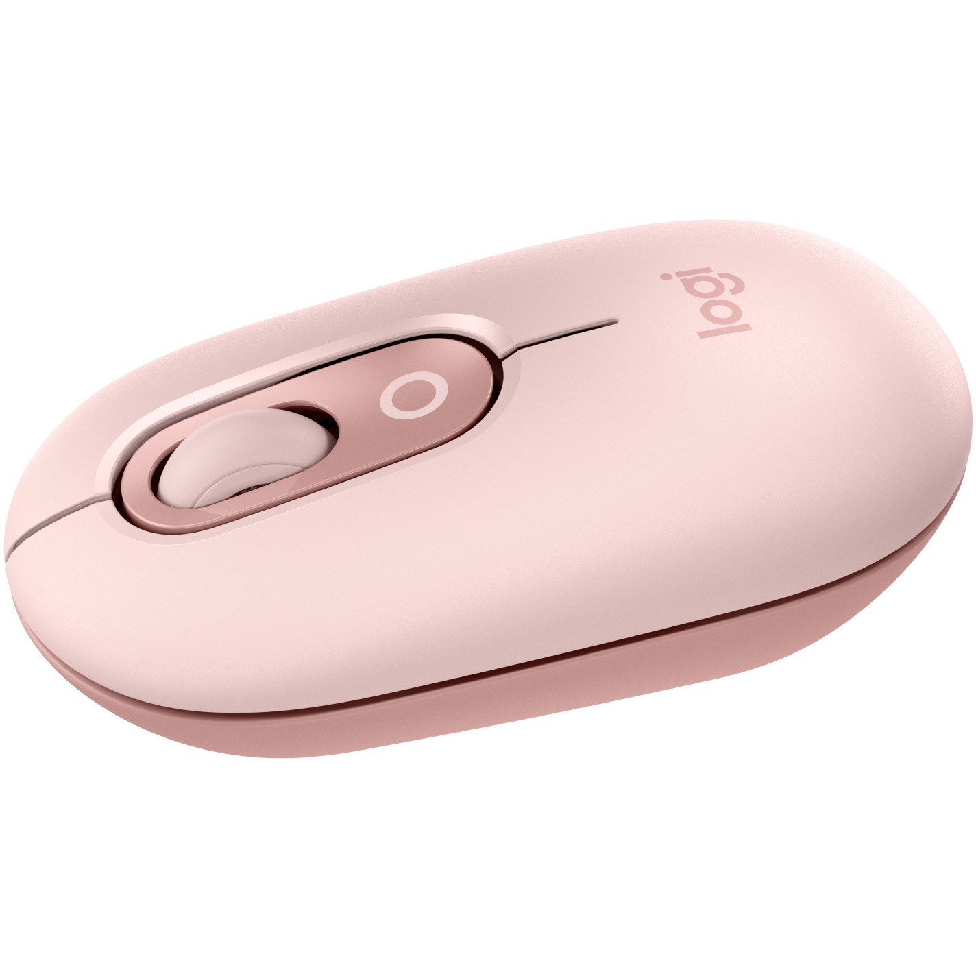 Maus pa Kabllo Logitech POP with Emoji – Rozë