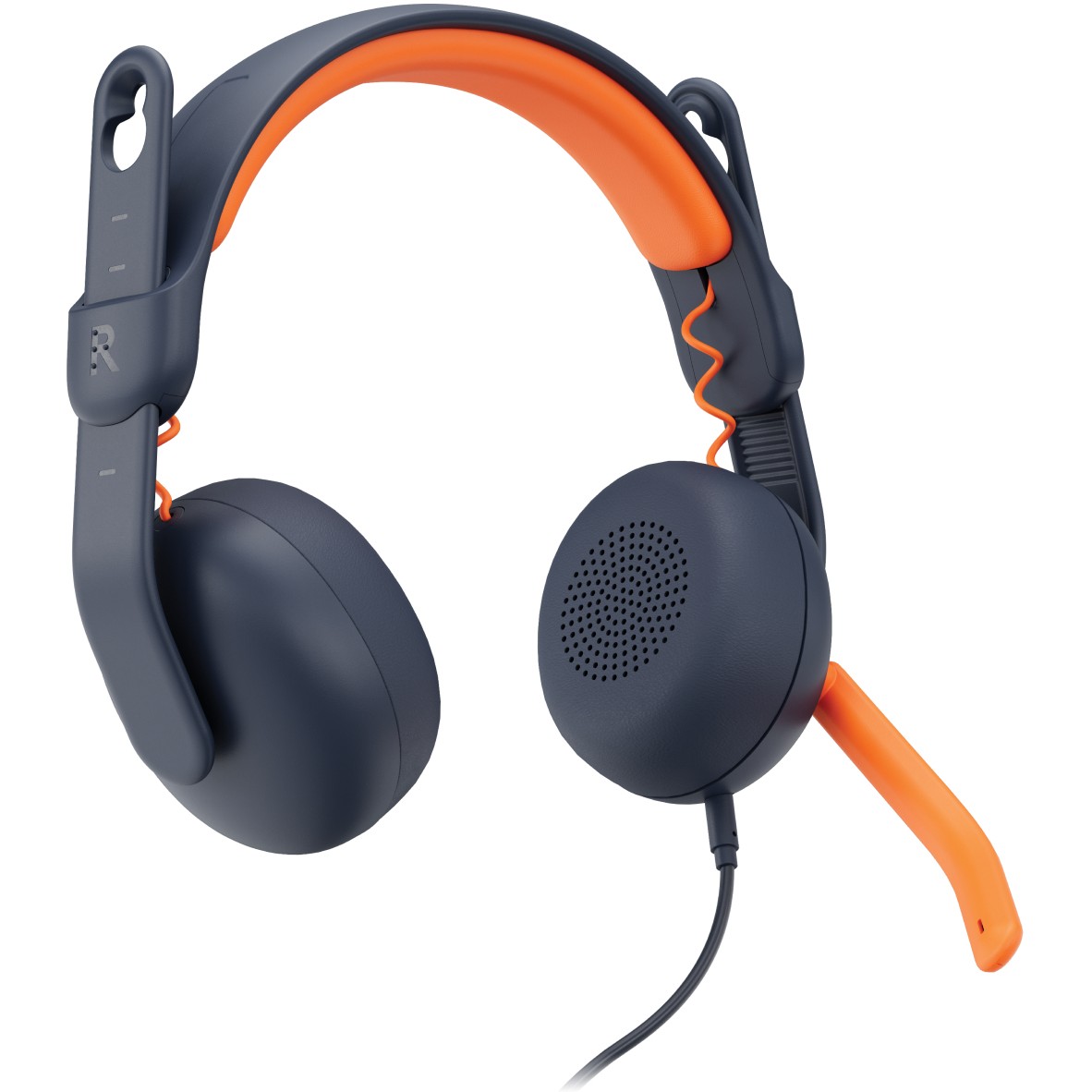 Kufje me Kabllo Logitech LEARN CLASSIC - Blu/Portokalli - Figura 4
