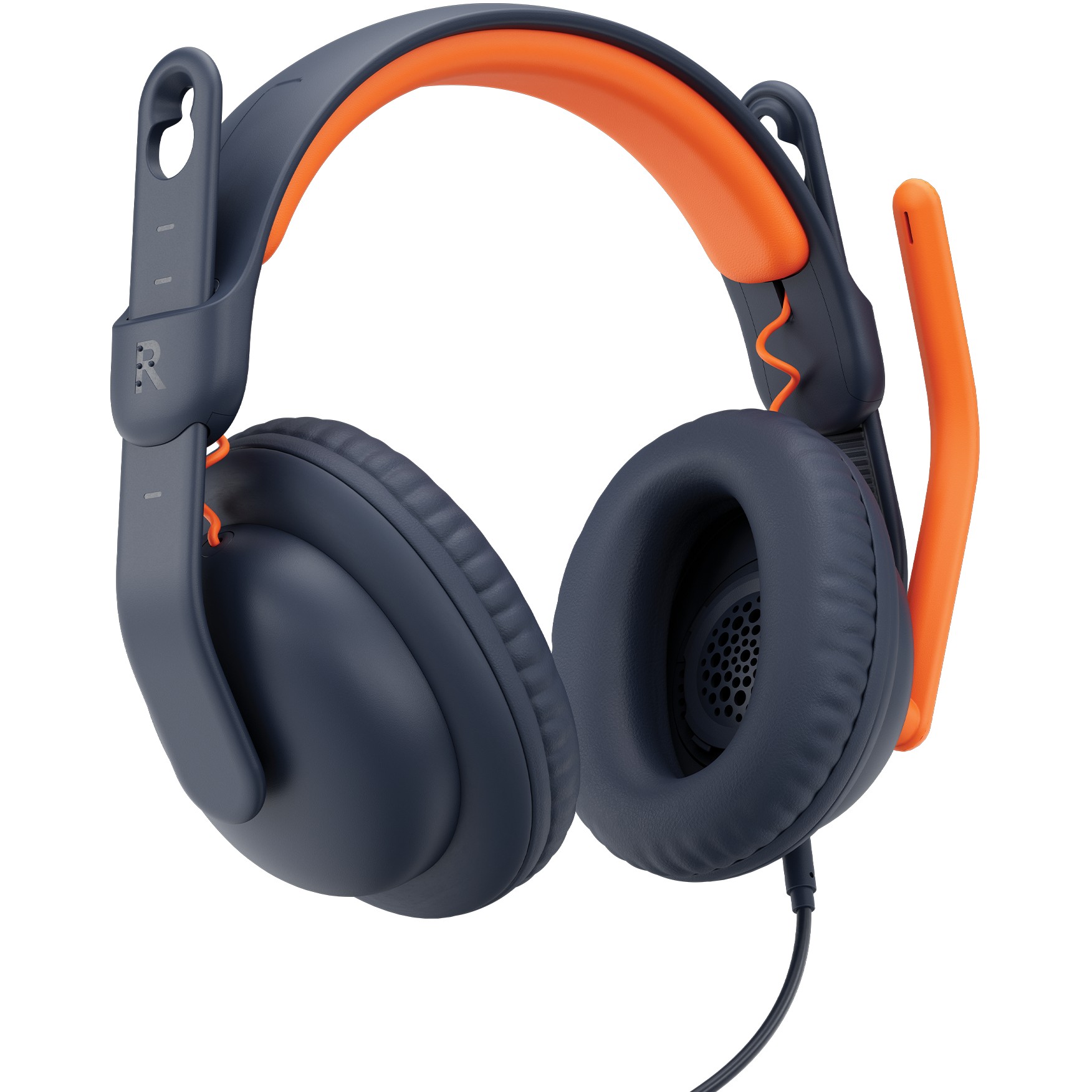 Kufje me Kabllo Logitech LEARN CLASSIC - Blu/Portokalli - Figura 5