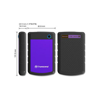 HDD të Jashtme Transcend StoreJet H3 / 2TB / USB 3.0 - Figura 2