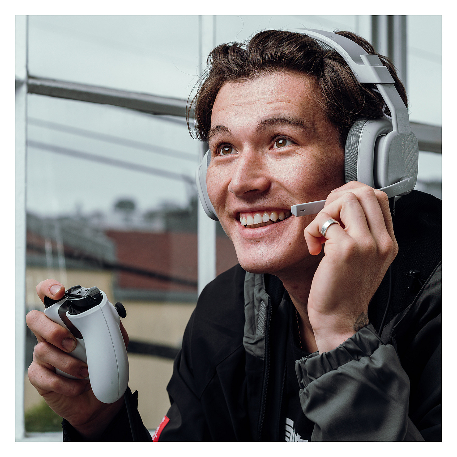 Kufje Gaming Logitech Astro A10 Gen 2 / Full Size / Wired - Gri - Figura 3