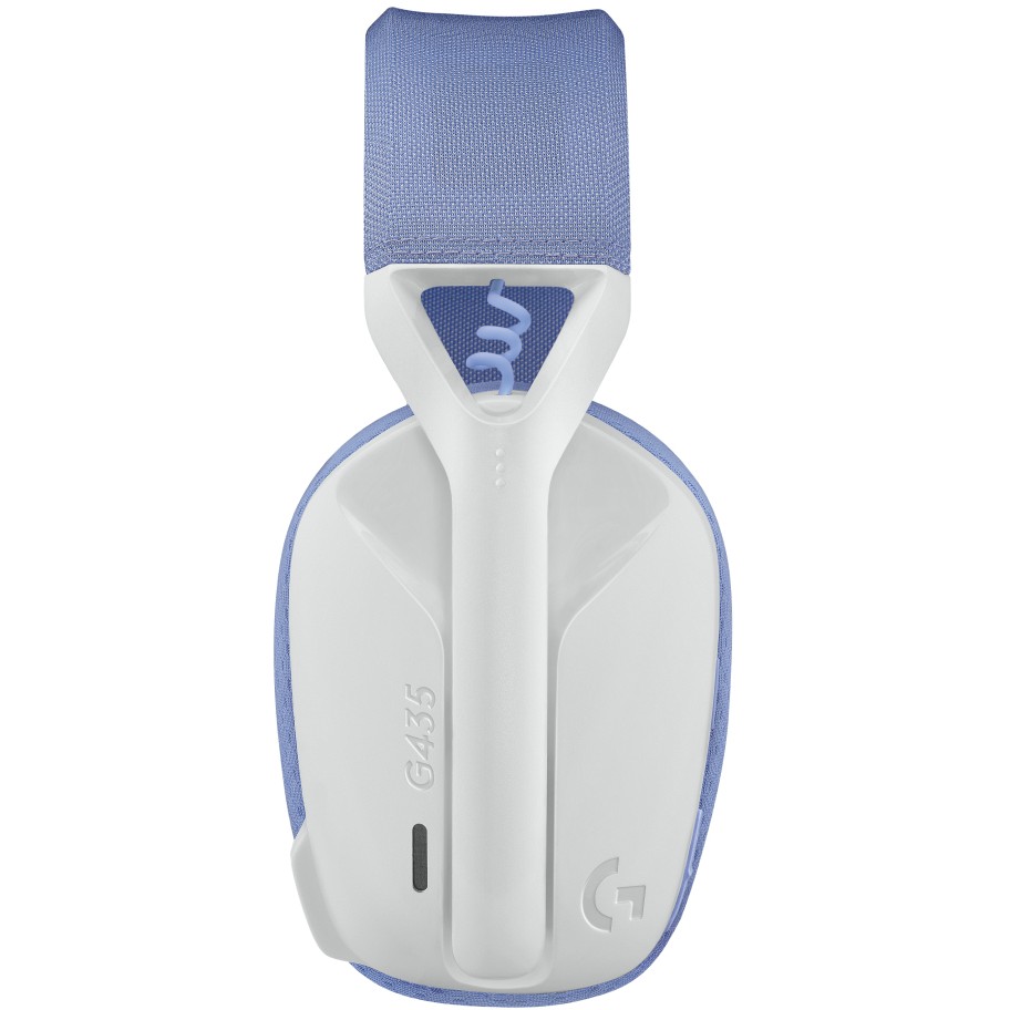 Kufje Gaming Logitech Lightspeed G435 Full Size Wireless Bluetooth / 2.4 GHz – Bardhë/Vjollcë e Hapur - Figura 2