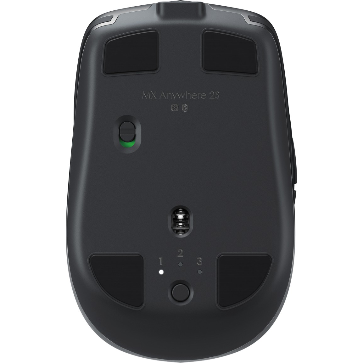 Maus Logitech MX Anywhere 2S Mouse laser 7 buttons wireless 2.4 GHz Bluetooth 4.0 LE USB Unifying receiver graphite - Figura 5