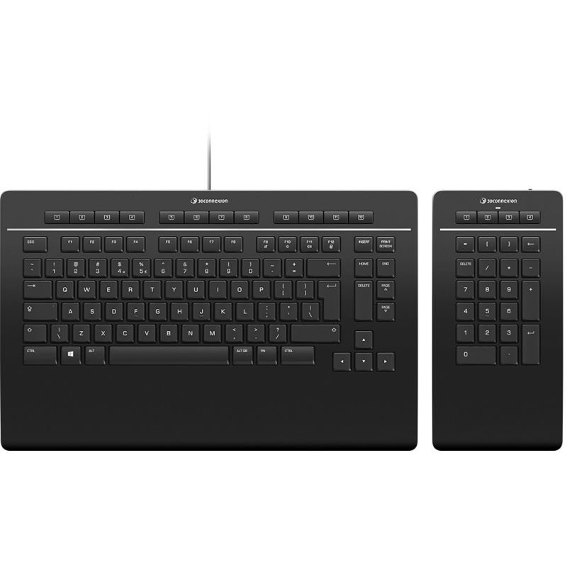 Tastierë me kabllo 3DCONNEXION Keyboard Pro / Numpad / CH Keyboard