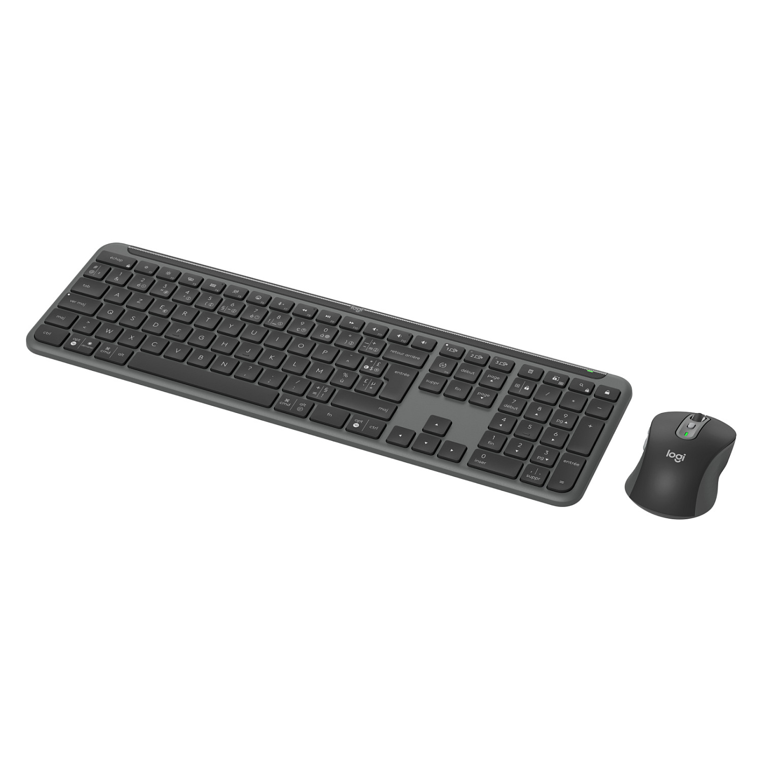 Combo (Tastierë & Maus) Logitech Signature Slim Combo MK950 for Business / Wireless / AZERTY / French Language – Grafit - Figura 3