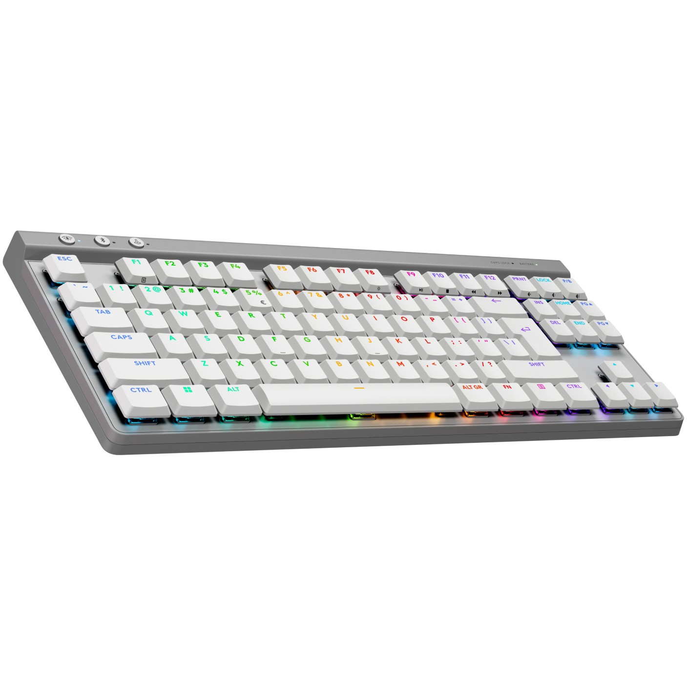 Tastierë Gaming Logitech G515 LIGHTSPEED TKL / US Layout / QWERTY – Bardhë - Figura 2