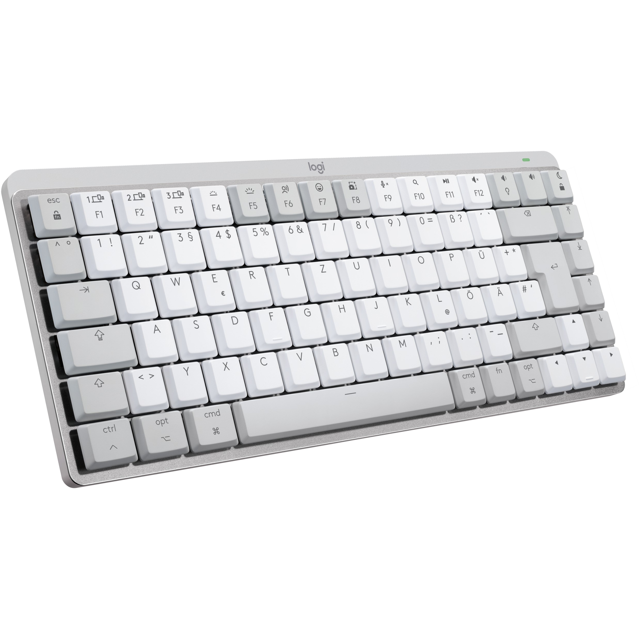Tastierë Pa kabllo Logitech MX Mechanical Mini for Mac / QWERTZ – Hiri e hapur