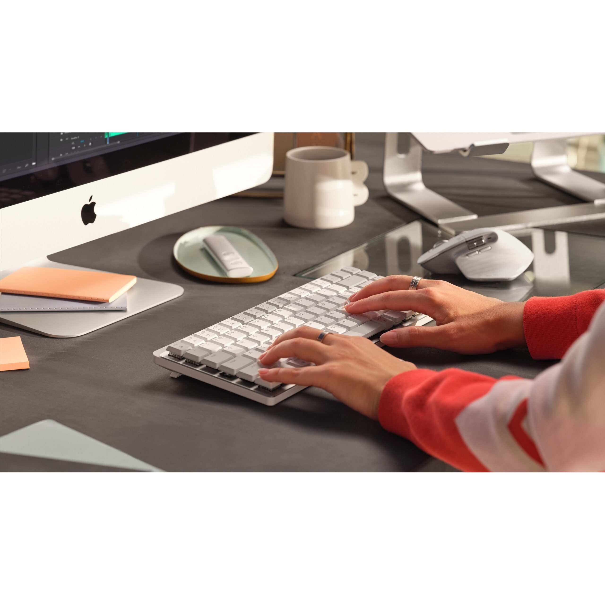 Tastierë Pa kabllo Logitech MX Mechanical Mini for Mac / QWERTZ – Hiri e hapur - Figura 5