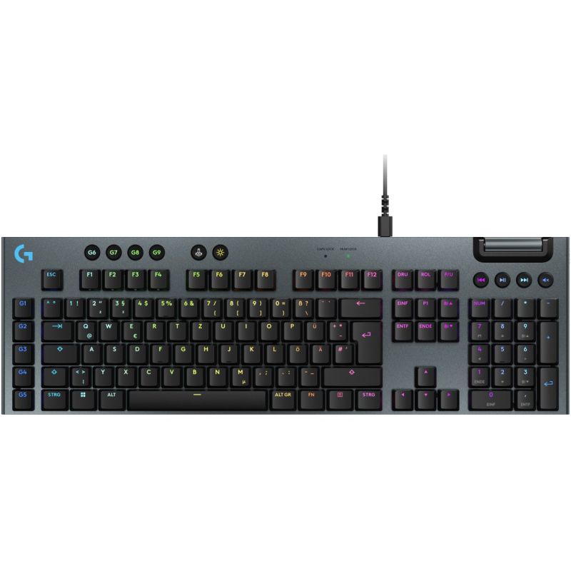 Tastierë Gaming Logitech G915 X / Wired / QWERTZ / German Language - Zezë