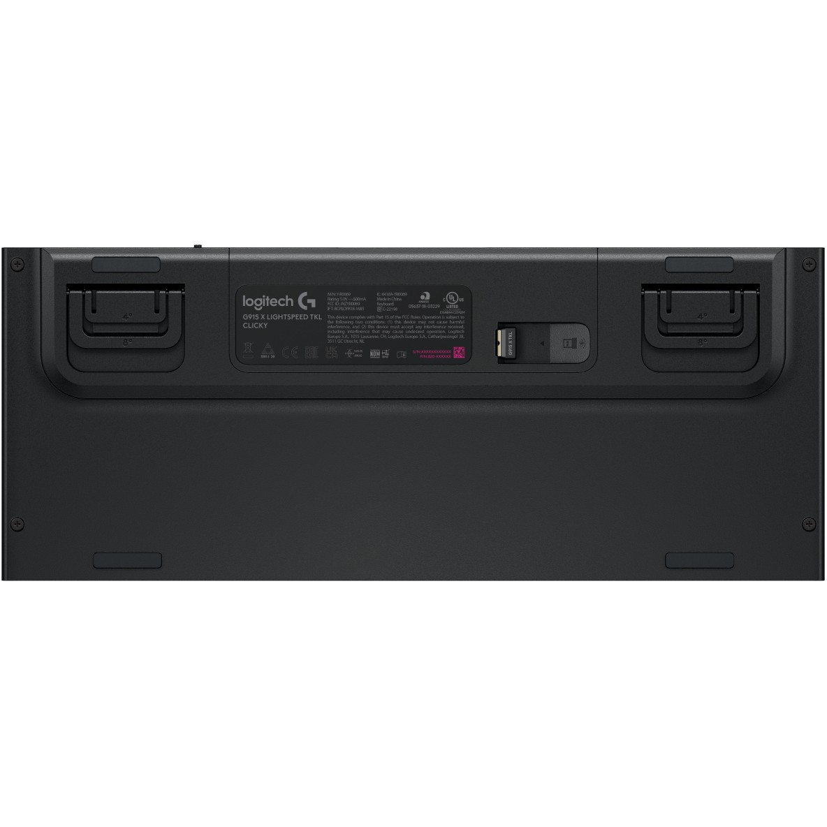 Tastierë Gaming Logitech G915 TKL LIGHTSPEED Wireless RGB / FR AZERTY Layout - Zezë - Figura 5