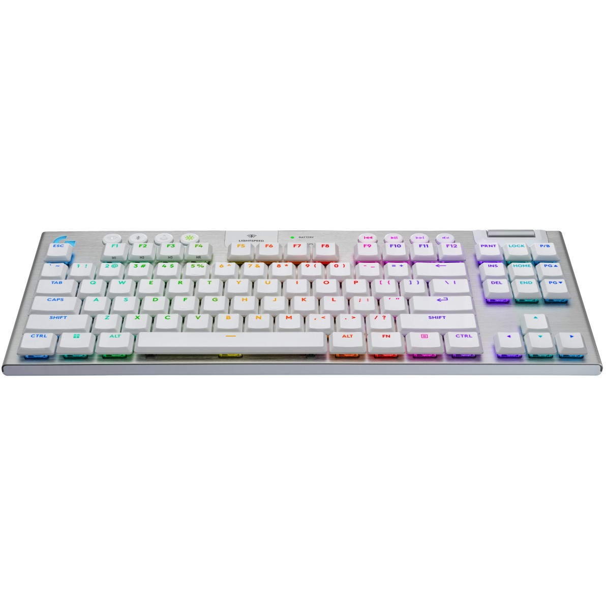 Tastierë Gaming Logitech G915 X LIGHTSPEED TKL Wireless / German Layout / QWERTZ – Bardhë - Figura 2