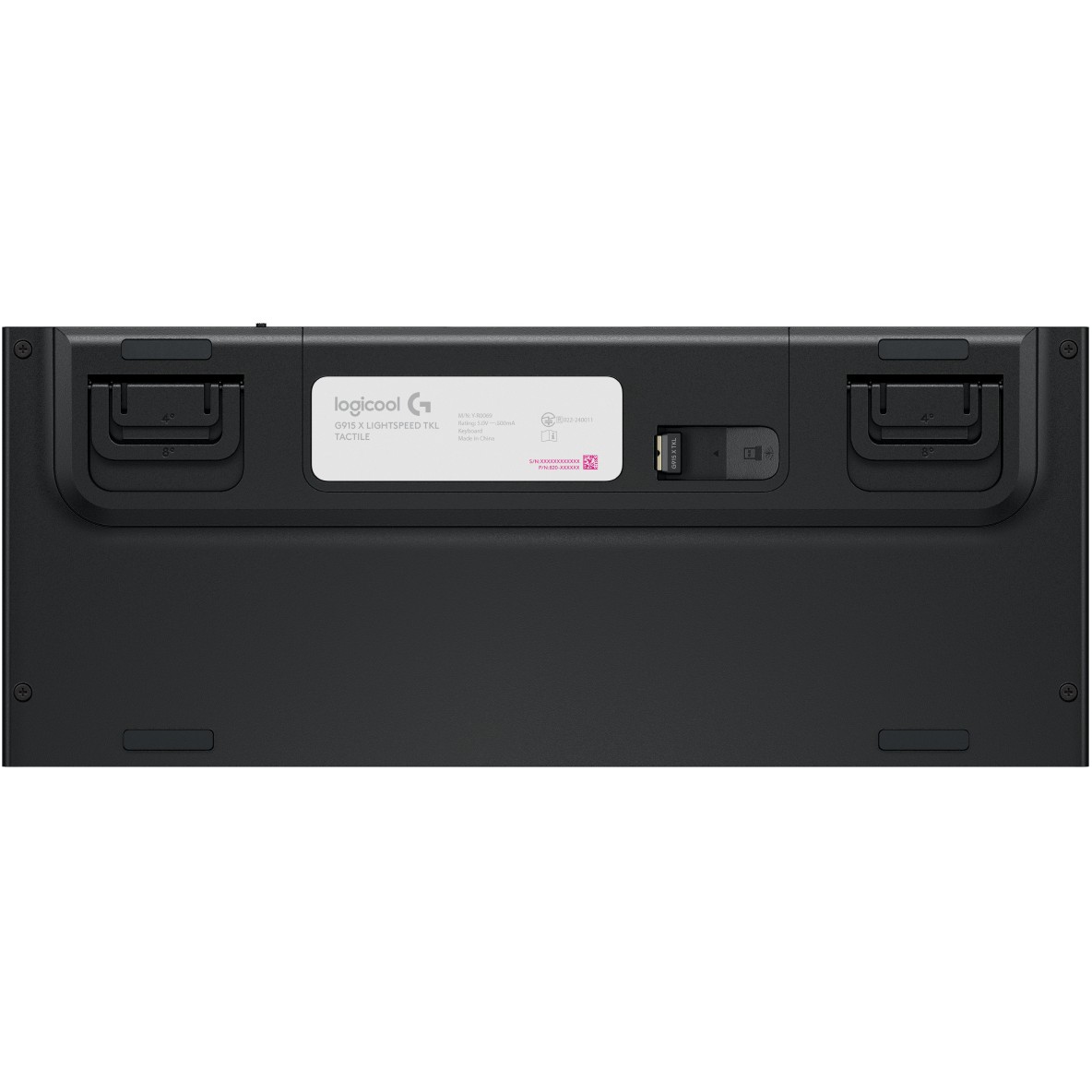 Tastierë Gaming Logitech G915 X LIGHTSPEED TKL / AZERTY – Bardhë - Figura 5