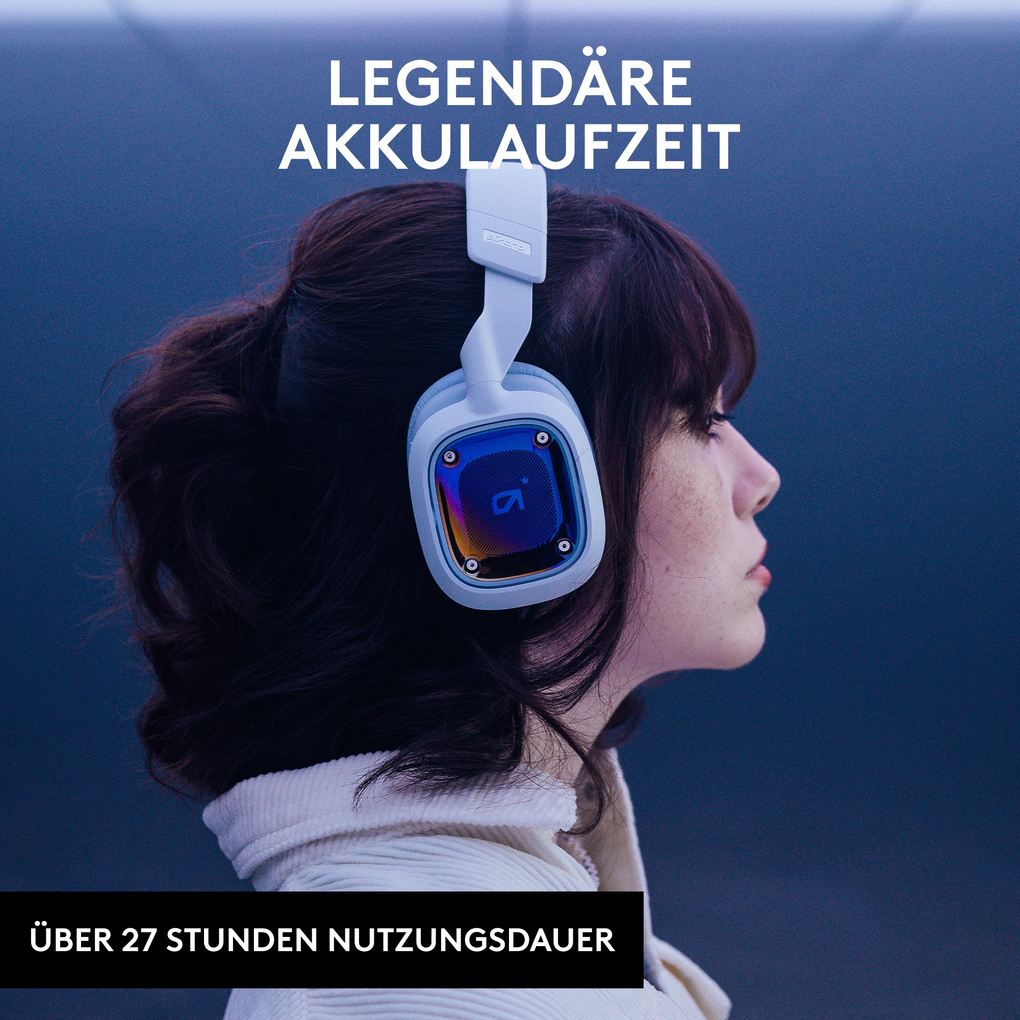 Kufje Gaming Logitech A30 EMEA Wireless – Bardhë - Figura 4