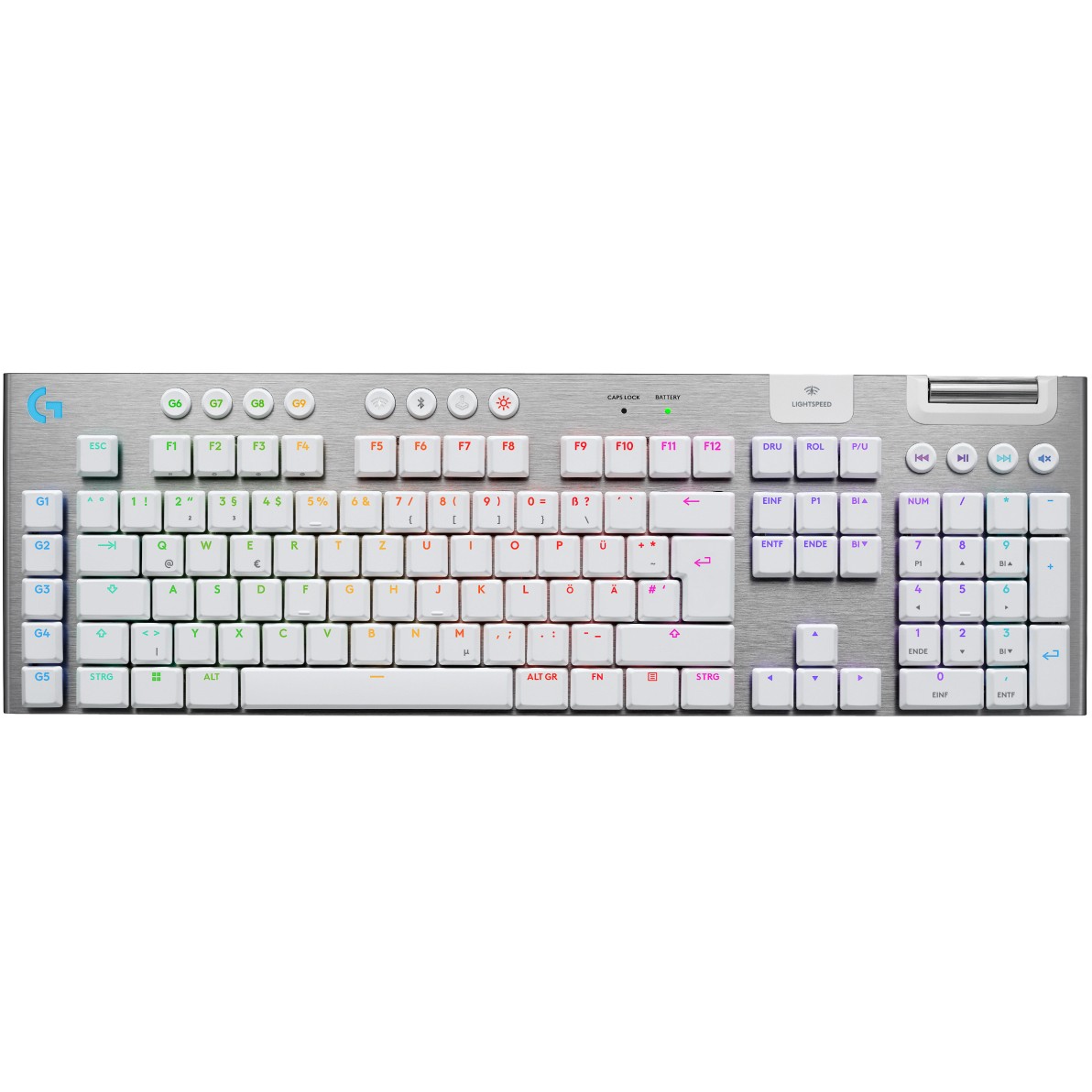 Tastierë Gaming Logitech G915 X LIGHTSPEED / German Layout / QWERTZ – Bardhë