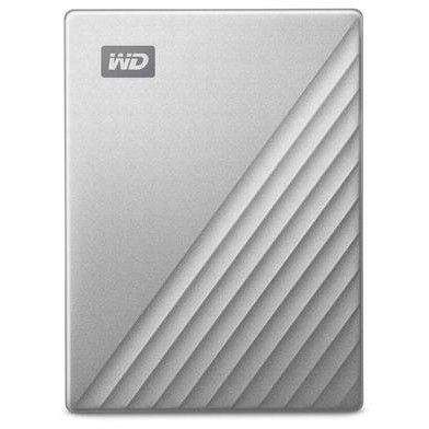HDD të Jashtme 2.5" WD My Passport Ultra Mac 4TB Silver USB-C/USB3.0 HDD 6.4cm 2.5Zoll Metal finish RTL portable extern