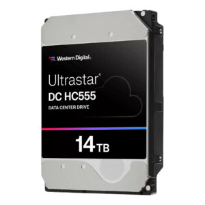 HDD të Brendshme Western Digital Ultrastar DC HC555 / 14TB / 3.5″/ 7200 RPM / 512MB / SAS / 512e / SE P3 DC